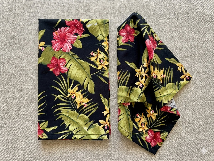 Napkin in Bark Cloth